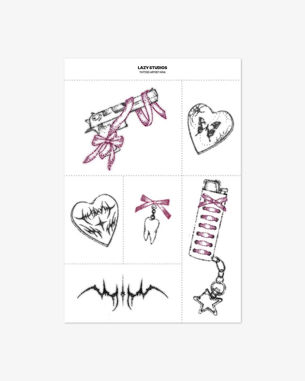 2週間で消えるタトゥーシール | HINA #01