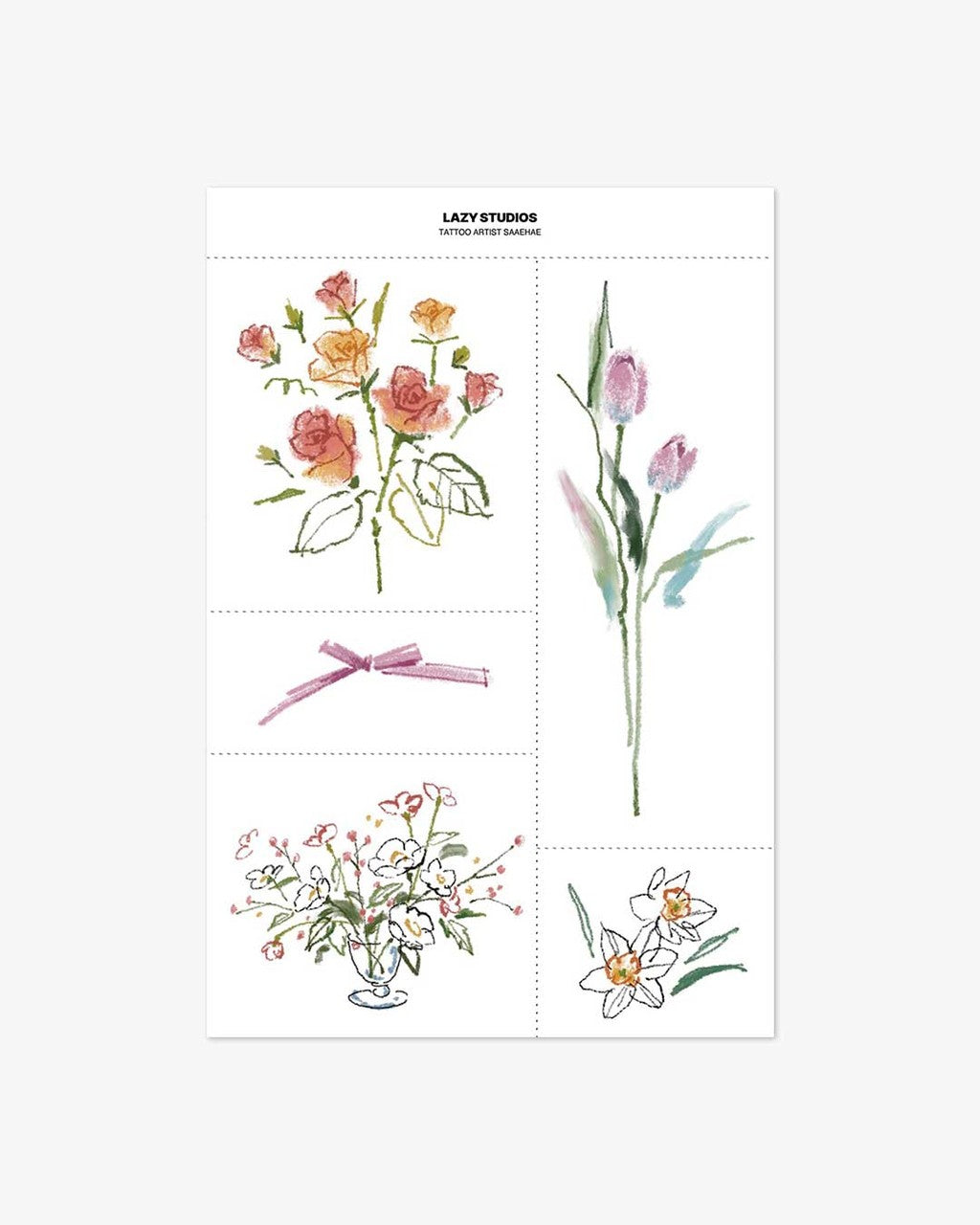 2週間で消えるタトゥーシール | SAAEHAE #02