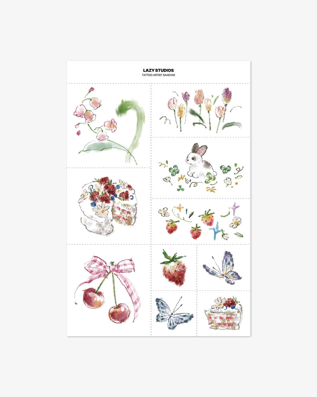 2週間で消えるタトゥーシール | SAAEHAE #01