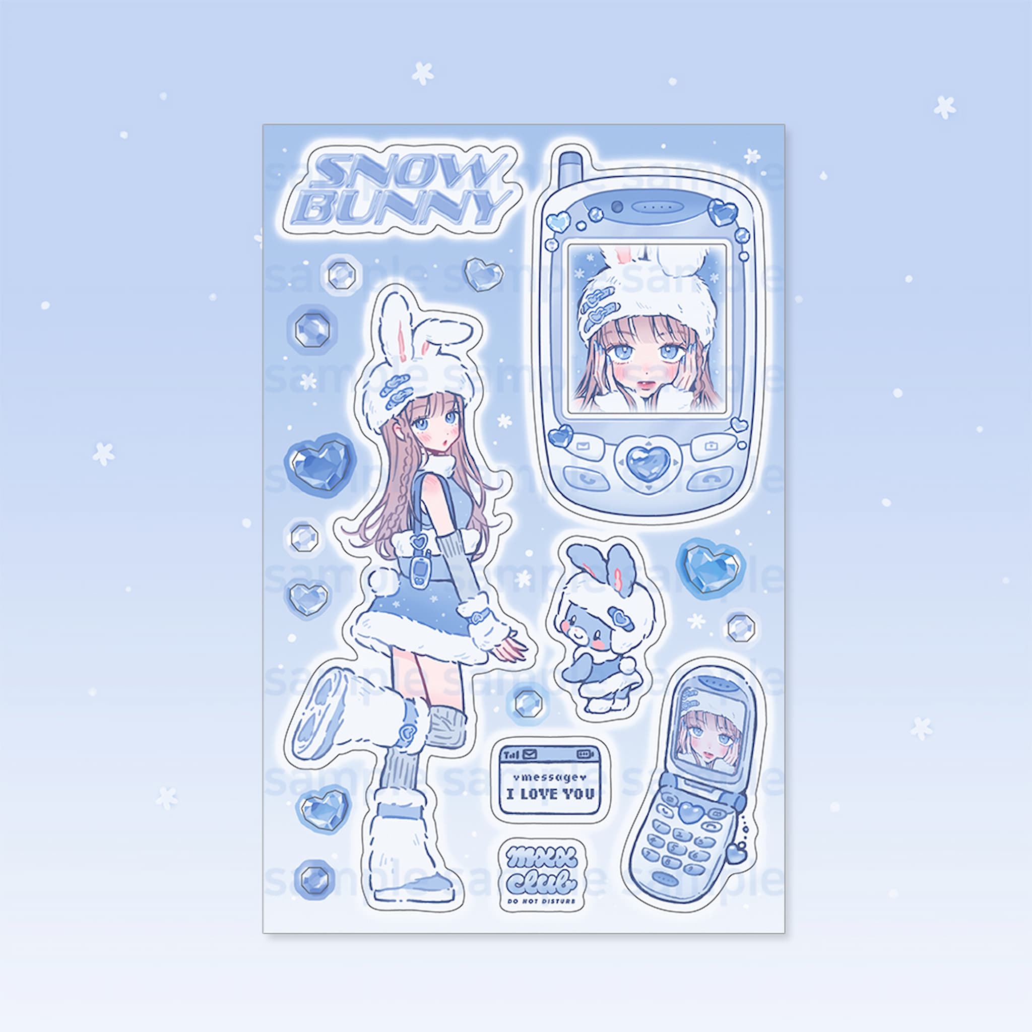Sticker | Maxxie Club #01 Snow Bunny